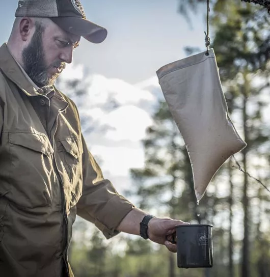 HELIKON-TEX BAUMWOLL WASSERFILTER MIT TASCHE