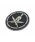 Preview: ABZEICHEN PVC PATCH SPARTAN KRIEGER SPARTIATE SCHWARZ