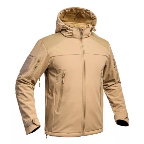 A10 FIGHTER SOFTSHELL JACKE V2 COYOTE TAN