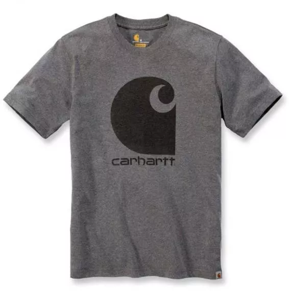 CARHARTT C-LOGO GRAPHIC T-SHIRT GRANITE