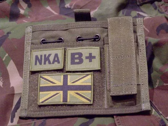 ID Patch OD Green / Desert with Velcro NKA