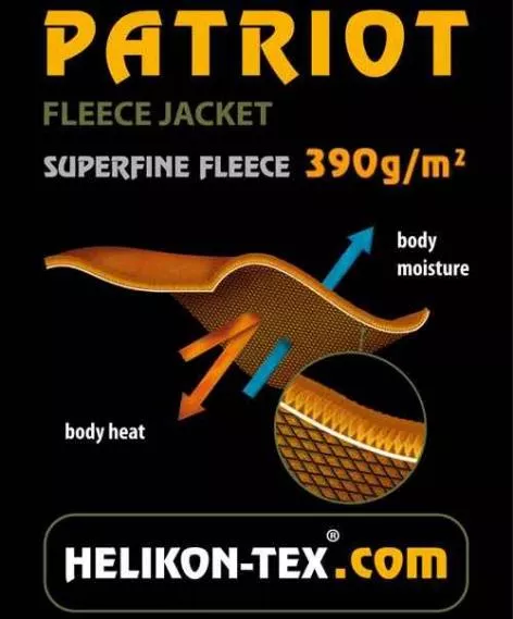 HELIKON TEX FLEECE JACKE PATRIOT SHADOW GREY