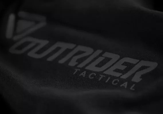 OUTRIDER TACTICAL LOGO HOODIE SCHWARZ