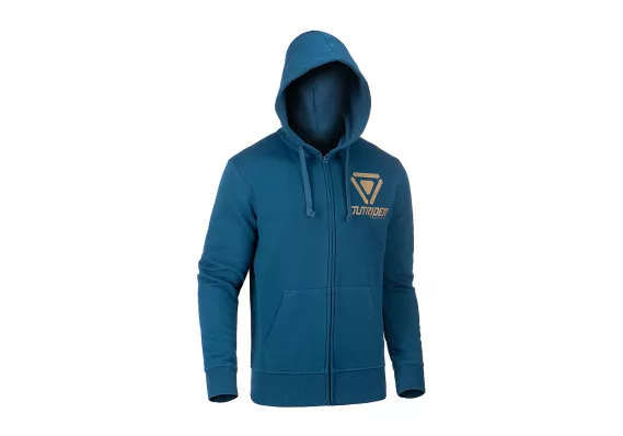 OUTRIDER TACTICAL LOGO ZIP HOODIE BLAU