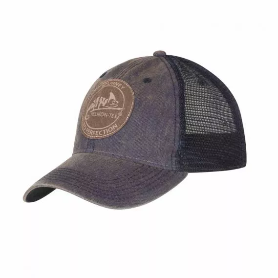 HELIKON-TEX TRUCKER MESH CAP - Dirty Washed Navy Blue