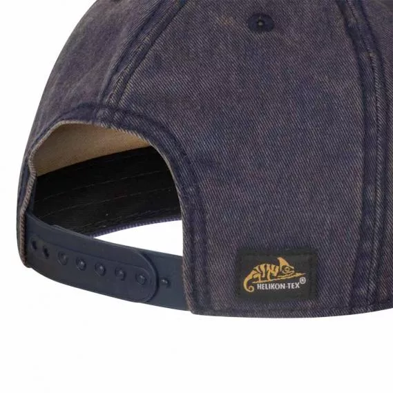 HELIKON-TEX SNAPBACK CAP - Dirty Washed NAVY BLUE