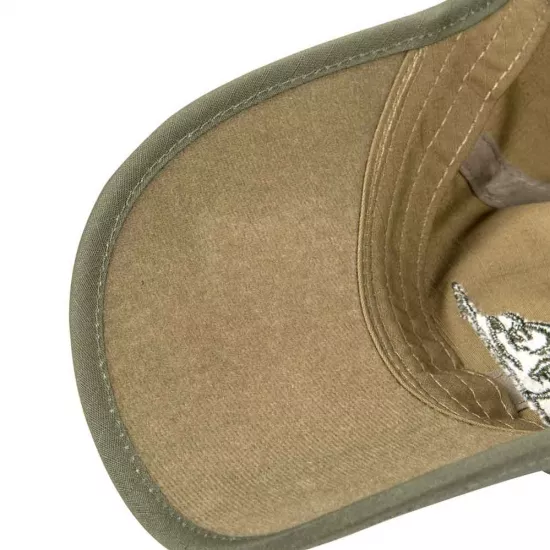 HELIKON-TEX LOGO CAP SCHWARZ UND VORDERSEITE OLIVE-GREEN