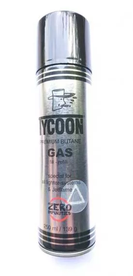 TYCOON PREMIUM BUTANGAS FÜR FEUERZEUGE 250ML