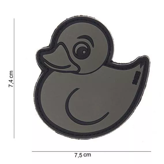 RUBBER PATCH DUCK GRAU