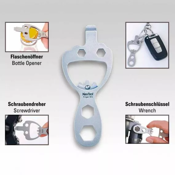 NEXTOOL SCHLÜSSELANHÄNGER-WERKZEUG FINGER PRO