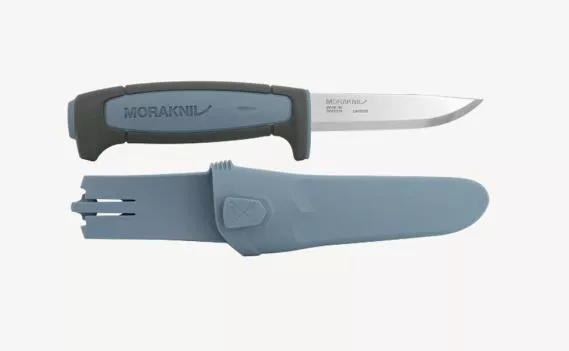 MORAKNIV MESSER BASIC 511 DUSTY BLUE/DARK GREY KARBONSTAHL / LIMITED EDITION