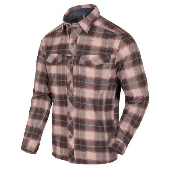 HELIKON-TEX DEFENDER MK2 PILGRIM SHIRT® LONGSLEEVE SHIRT RUST PLAID