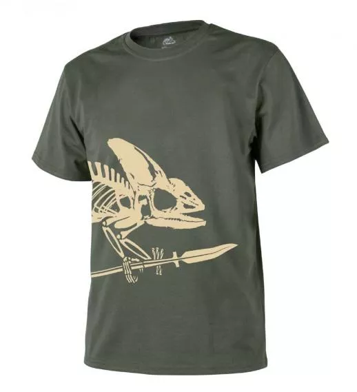 HELIKON TEX LOGO T-SHIRT FULL BODY SKELETON OLIVE