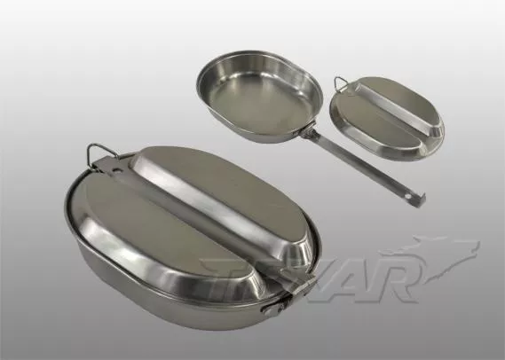 TEXAR ESSGESCHIRR EDELSTAHL US MESS KIT