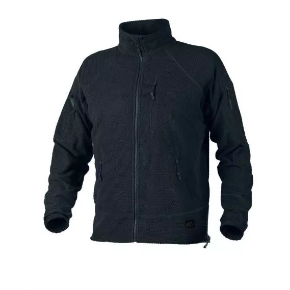 HELIKON TEX ALPHA GRID TACTICAL FLEECE JACKE SCHWARZ