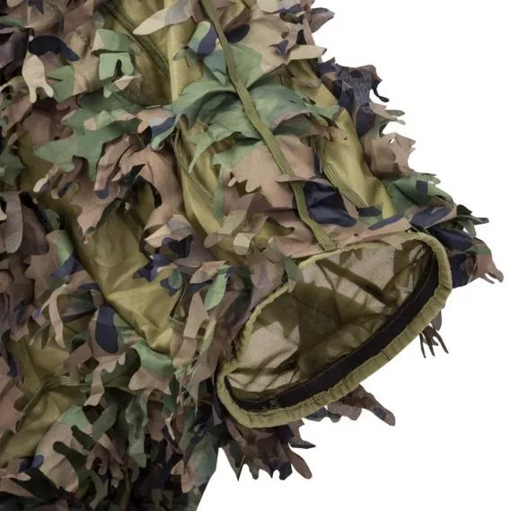 HELIKON-TEX LEAF GHILLIE SET US WOODLAND TARNANZUG