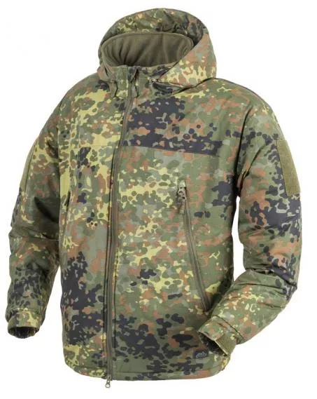 HELIKON -TEX CLIMASHIELD APEX LEVEL 7 JACKE FLECKTARN