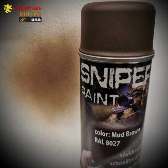 SNIPER PAINT NATO SPRÜHFARBE 150 ml  MUD BROWN RAL8027