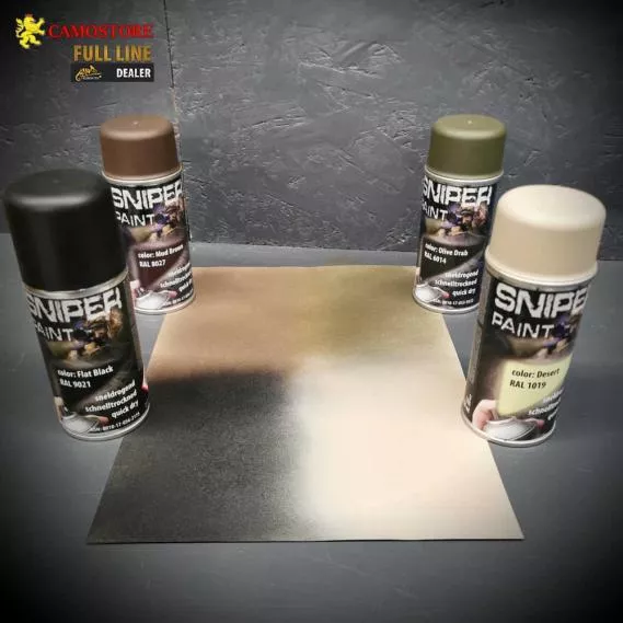 SNIPER PAINT NATO SPRÜHFARBE 150 ml SCHWARZ