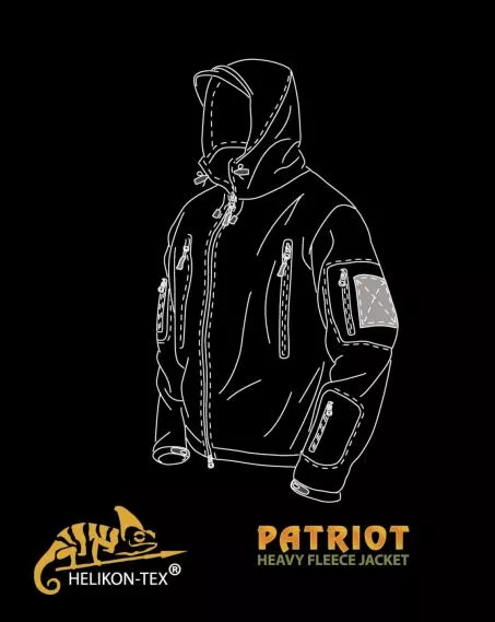 HELIKON TEX FLEECE JACKE PATRIOT SHADOW GREY