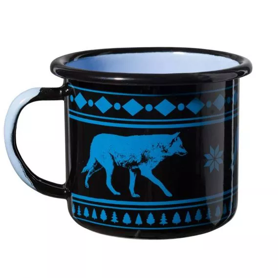 HELIKON-TEX EMAILLE TASSE 0.35L WOLF