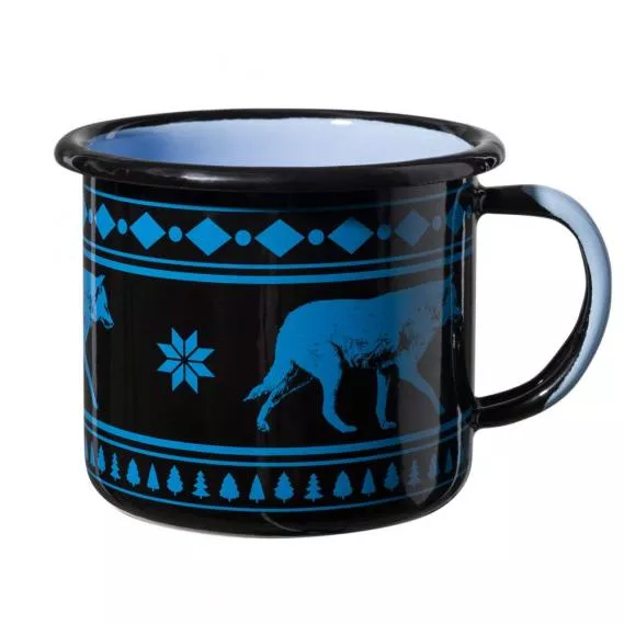 HELIKON-TEX EMAILLE TASSE 0.35L WOLF