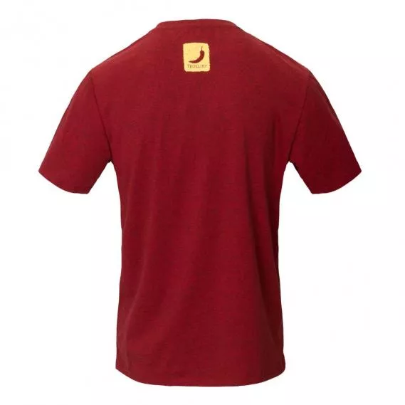 HELIKON-TEX T-SHIRT (TROLLSKY - BURNS TWICE) - STRETCH COTTON - MELANGE RED