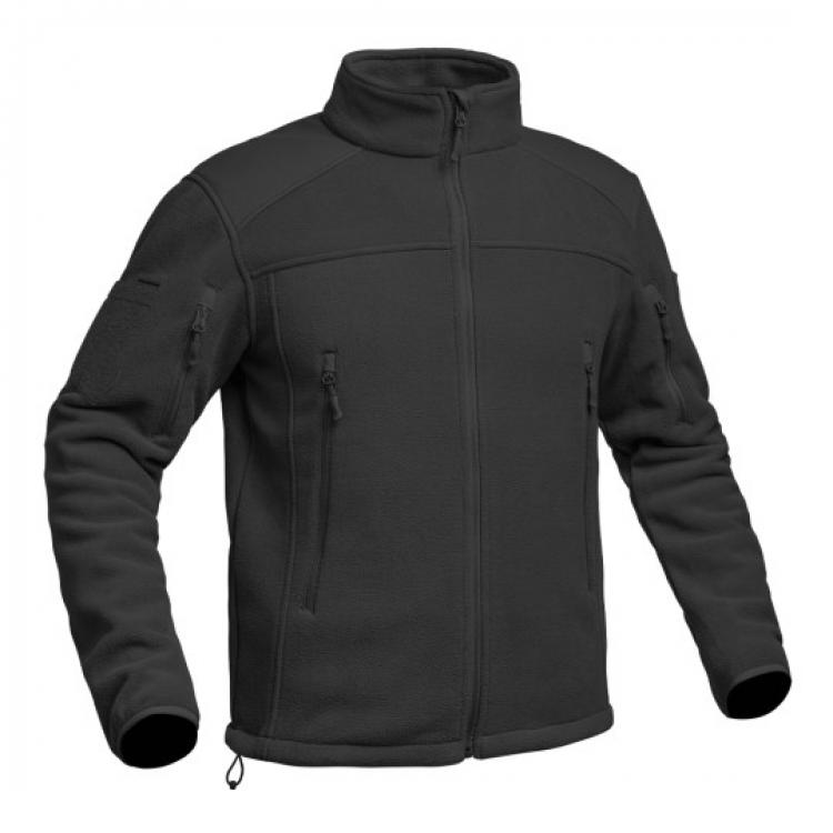 A10 FIGHTER HEAVY FLEECE JACKE V2 SCHWARZ