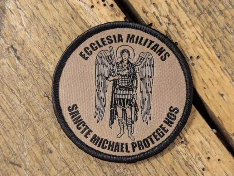 SANKT MICHAEL ECCLESIA MILITANS PATCH DESERT