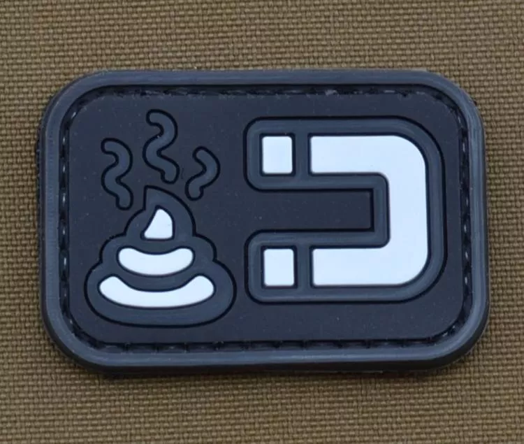 ABZEICHEN PVC PATCH SHIT MAGNET