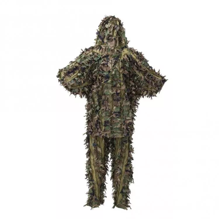 HELIKON-TEX LEAF GHILLIE SET US WOODLAND TARNANZUG