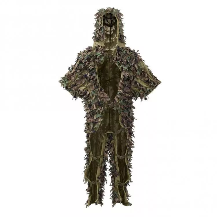 HELIKON-TEX LEAF GHILLIE SET US WOODLAND TARNANZUG