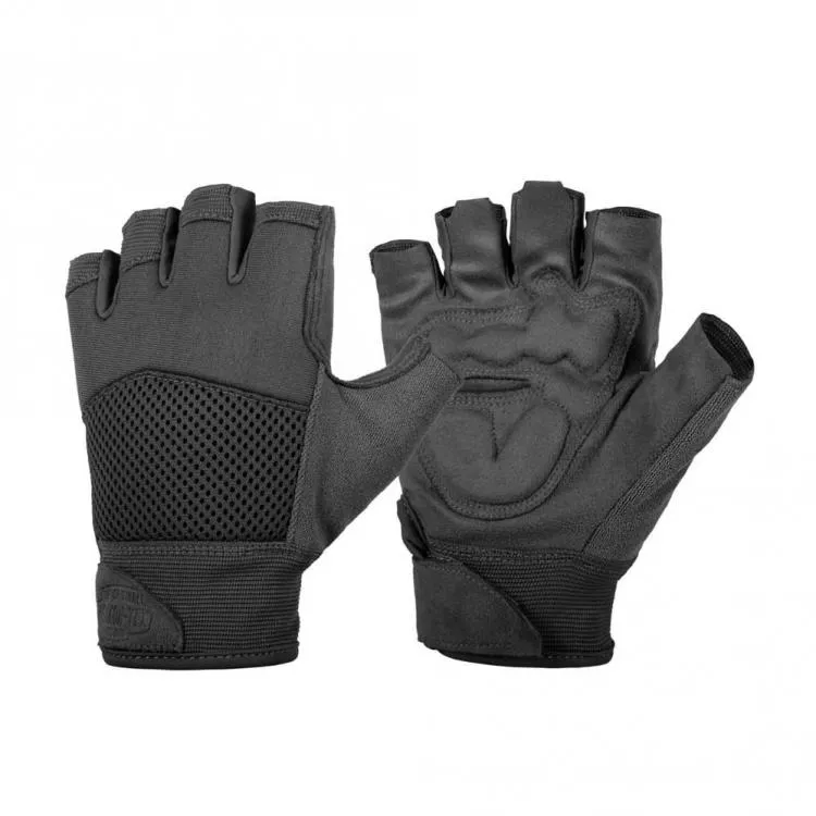 HELIKON-TEX HALF FINGER GLOVES SCHWARZ