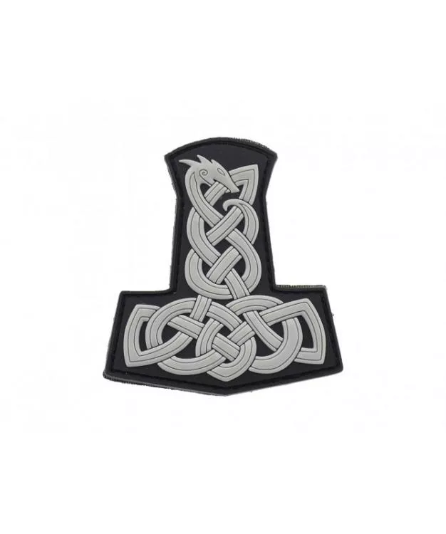 THORS HAMMER MIDGARDSCHLANGE PVC PATCH SCHWARZ