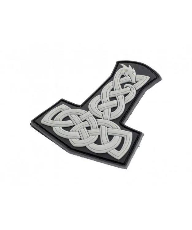 THORS HAMMER MIDGARDSCHLANGE PVC PATCH SCHWARZ