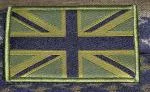 Gewebter Union Jack OD Green / Desert