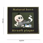 RUBBER PATCH NATURAL BORN AIRSOFT PLAYER