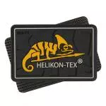 HELIKON-TEX VELCRO RUBBER LOGO PATCH - PVC ABZEICHEN SCHWARZ