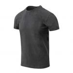 HELIKON-TEX ORGANIC COTTON SLIM T-SHIRT MELANGE SCHWARZ-GRAU