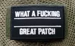 WHAT A FUCKING GREAT PATCH NACHTLEUCHTEND SCHWARZ